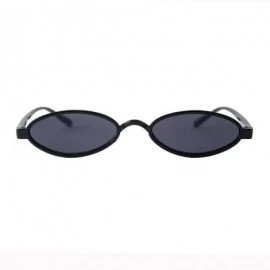 Round Vintage Sunglasses Slender Glasses - G - CM199OQSAUA $14.87