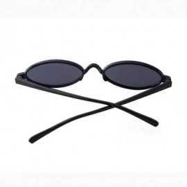 Round Vintage Sunglasses Slender Glasses - G - CM199OQSAUA $14.87