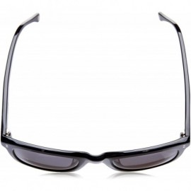 Square Unisex Square Sunglasses Brown Lens/Black Frame - CM18GRL8G0M $19.97