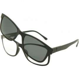 Wayfarer Clear Bifocal + Polarized Magnetic Clip on - Polarized Sunglasses New Arrived - C018LM6758C $52.50