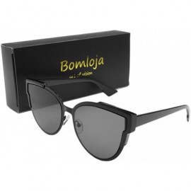 Cat Eye A8716 Black Cat Eye Sunglasses for Women UV400 Protection - Black - CF18GNC00AM $11.90