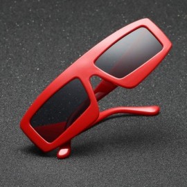 Rectangular Sunglasses for Women Rectangular Glasses Retro Sunglasses Eyewear Plastic Sunglasses Party Favors - B - CM18ONR2R...