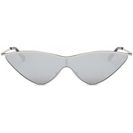 Rimless Women Vintage Cateye Frame Shades Acetate Frame Cat Eye Glasses Sunglasses - A - CH18DG8NSN5 $7.36