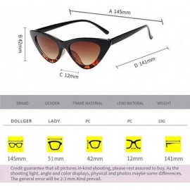 Cat Eye Cat Eye Sunglasses for Women VintageRetro Style Plastic Frame UV 400 Protection - C118RZYLKGO $8.70