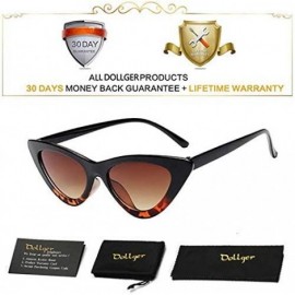 Cat Eye Cat Eye Sunglasses for Women VintageRetro Style Plastic Frame UV 400 Protection - C118RZYLKGO $8.70