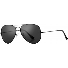 Round Classic Polarized Aviator Sunglasses for Men and Women UV400 Protection - CJ18RW6QDTO $19.87
