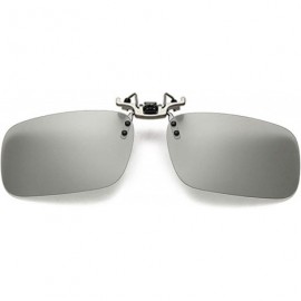 Goggle Men Photochromic Glasses Polarized Flip Up Clip Sunglasses Night Driving Lenses For - F-night Vision Lens - C6199CGDUR...