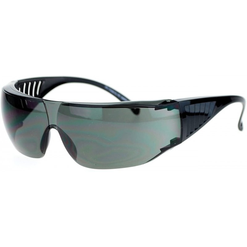 Goggle Fit Over Goggle Sunglasses Safety Glasses Wear Over Prescription - Black - C2126HILLB7 $7.46