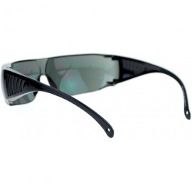 Goggle Fit Over Goggle Sunglasses Safety Glasses Wear Over Prescription - Black - C2126HILLB7 $7.46