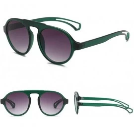 Aviator Retro Round Polarized Sunglasses for Women Men Classic Vintage Circle Shades - CP18ZD5UR53 $18.20