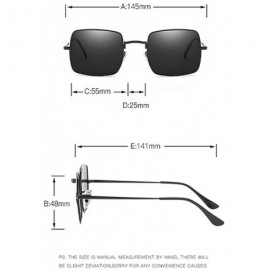 Square Classic Metal Square Myopic Polarized Sunglasses men retro Optical sunglasses Nearsighted glasses Female - C218YX754W4...