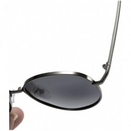 Round Sunglasses Unisex Polarized 100% UV Blocking Fishing and Outdoor Driving Glasses Round Metal Frame Retro - CX18W4H3G6Q ...