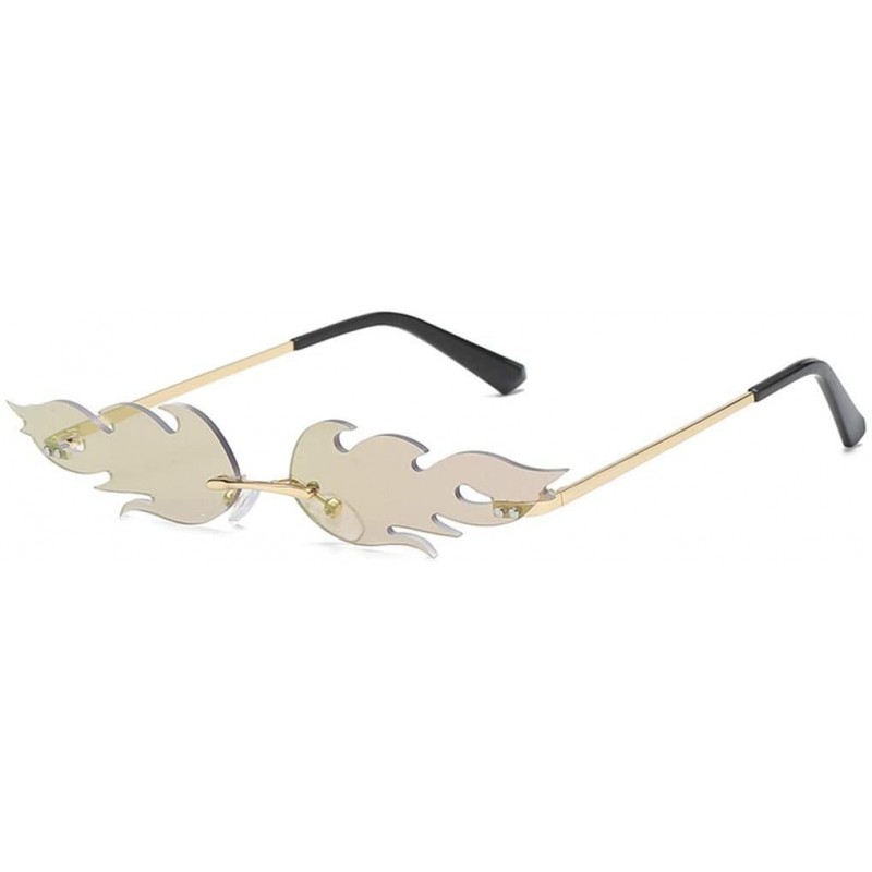 Rimless Vintage Glasses Sunglasses Frameless - C - CD19036Z9L6 $7.98