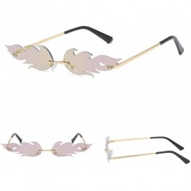 Rimless Vintage Glasses Sunglasses Frameless - C - CD19036Z9L6 $7.98