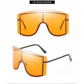 Goggle Oversized Gradient Sunglasses Anti-UV400 Cycling Goggle Men Women for Driving Fishing Baseball Running Hiking - CB18XE...