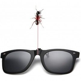 Oval Polarized Sunglasses Prescription Eyeglass Orange 2 - Rectangle-black - CF18U8O7G37 $25.18