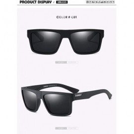 Oversized Polarized Sunglasses Men Driver Shades Male NO1 Polarized 918 - No1 - C718XAM8GG6 $15.62