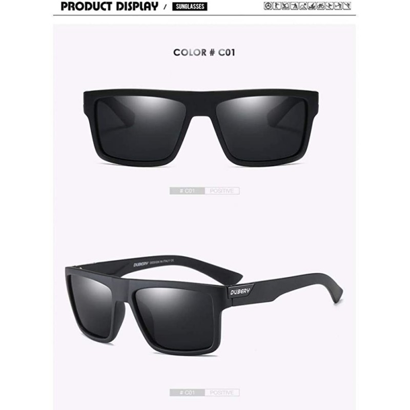 Oversized Polarized Sunglasses Men Driver Shades Male NO1 Polarized 918 - No1 - C718XAM8GG6 $15.62