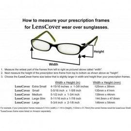 Wrap Sunglasses Wear Over Prescription Glasses Extra-Small Size- Polarized. - Black - C111FMHSVBX $16.31