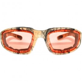Goggle Motorcycle CAMO Padded Foam Sport Glasses Colored Lens One Pair - Camo3_pink_lens_brown_lens - CW183NA05RD $7.64
