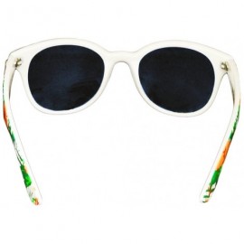 Round womens Woman to Blame Polarized Sunglasses Round Sunglasses - White - CW18220GGK6 $16.93