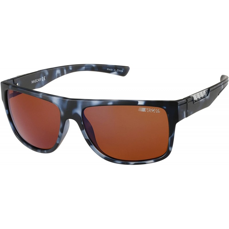 Round Overdrive Polorized Polarized Round Sunglasses - Blue Demi - C217Z39ANHD $20.06