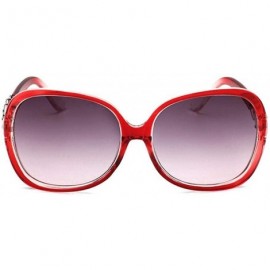 Square New Unisex Fashion Men Women Eyewear Casual Square Shape Sunglasses Sunglasses - Red - CU18SU936RC $31.70