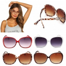 Square New Unisex Fashion Men Women Eyewear Casual Square Shape Sunglasses Sunglasses - Red - CU18SU936RC $14.09