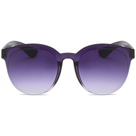 Rectangular Sunglasses Transparent Lightweight - O - CN194YI2K33 $7.49