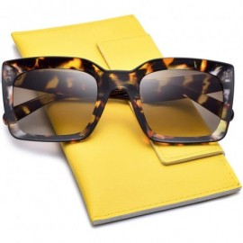 Oversized Square Sunglasses for Women Stylish Fashion Sunnies MS51805 - Demi - C618RXI3692 $10.40