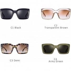 Oversized Square Sunglasses for Women Stylish Fashion Sunnies MS51805 - Demi - C618RXI3692 $10.40