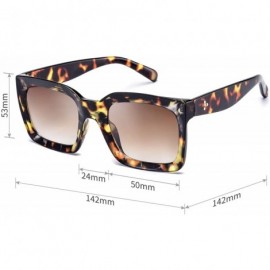 Oversized Square Sunglasses for Women Stylish Fashion Sunnies MS51805 - Demi - C618RXI3692 $10.40