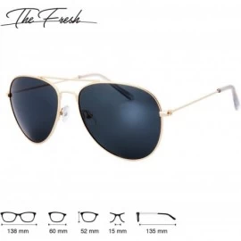 Aviator Classic Metal Frame Polarized Lens Aviator Sunglasses with Gift Box - 10-gold - CH194R2ZI9R $13.90