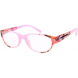 Oval Oval Frame Vintage Cat Eye Reading Glasses for Women Readers Flower Print 2.50 39400P-+2.50-3 (PK) - CY183K03AUG $8.33