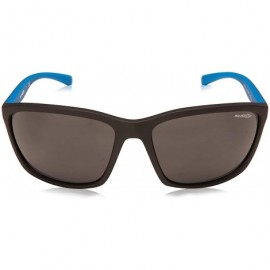 Square Men's An4249 Hand Up Square Sunglasses - Matte Black/Grey - CB18CAMAHH5 $45.41