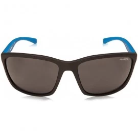 Square Men's An4249 Hand Up Square Sunglasses - Matte Black/Grey - CB18CAMAHH5 $97.31