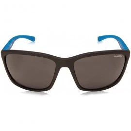 Square Men's An4249 Hand Up Square Sunglasses - Matte Black/Grey - CB18CAMAHH5 $45.41