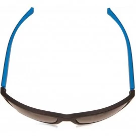 Square Men's An4249 Hand Up Square Sunglasses - Matte Black/Grey - CB18CAMAHH5 $97.31