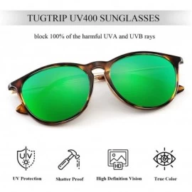 Round Polarized Sunglasses for Women UV400 Protection Classic Round Driving Fishing Hiking Sport Sun Glasses - CD194UT8IT8 $2...