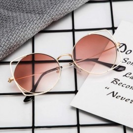 Rectangular Unisex Polarized Sunglasses Stylish Sun Glasses for Men and Women - Color Mirror Lens - Brown - C018UHH2XES $9.61