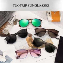 Round Polarized Sunglasses for Women UV400 Protection Classic Round Driving Fishing Hiking Sport Sun Glasses - CD194UT8IT8 $2...