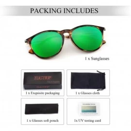 Round Polarized Sunglasses for Women UV400 Protection Classic Round Driving Fishing Hiking Sport Sun Glasses - CD194UT8IT8 $2...