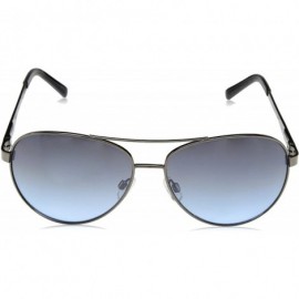 Rectangular Men's U937 Rectangular Sunglasses- 61 mm - Gunmetal - C41296VPM03 $20.59