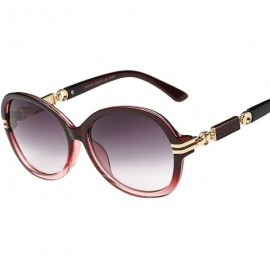Round Women's Classic Round Eye wear Full frame Sunglasses - Red S199 - C212DW3PFOJ $25.73