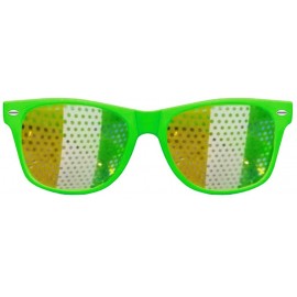 Square St. Patrick's Day Green Irish Adult Festival Shamrock Green Hat Glasses - C - CU18OAIL83S $16.91
