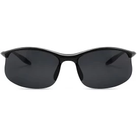 Wrap Polarized Sports Sunglasses for Men Women Tr90 Unbreakable Frame for Running Fishing Baseball Driving 8002 - C218DYNIEHY...