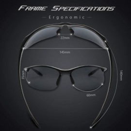 Wrap Polarized Sports Sunglasses for Men Women Tr90 Unbreakable Frame for Running Fishing Baseball Driving 8002 - C218DYNIEHY...