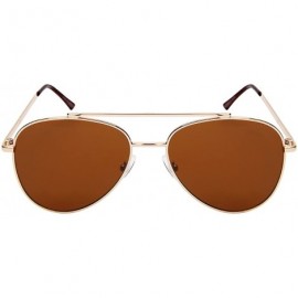 Aviator Modern Aviators w/Flat Colored Lens 5118 - Flsd gold - CX1852QEX5N $8.65