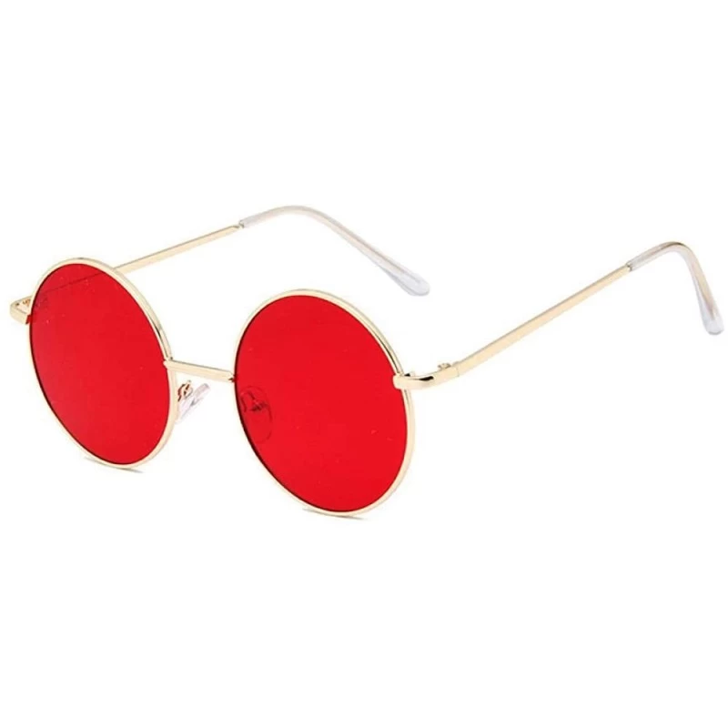 Aviator Sunglasses 2019 New Retro Metal Round Frame Colorful UV400 Outdoor Leisure 6 - 5 - CP18YZU336E $8.42