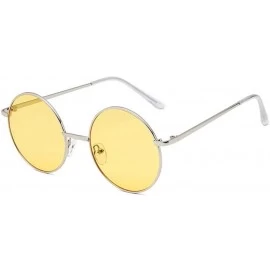 Aviator Sunglasses 2019 New Retro Metal Round Frame Colorful UV400 Outdoor Leisure 6 - 5 - CP18YZU336E $16.62